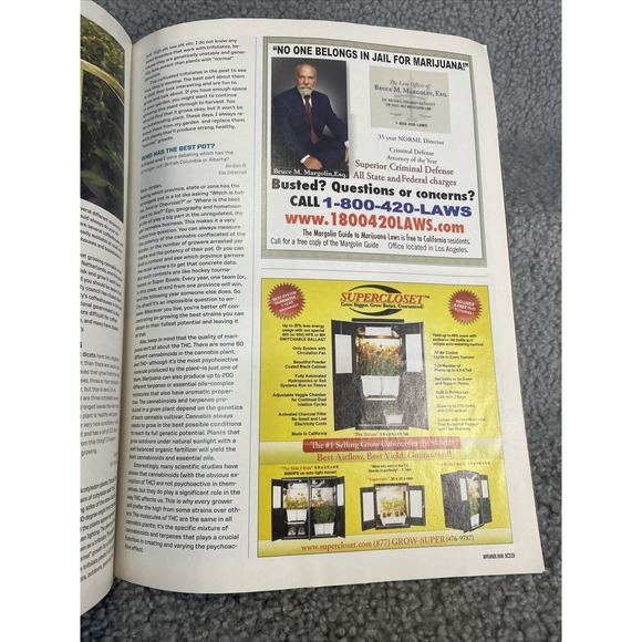 HIGH TIMES MAGAZINE COLLECTIBLE NOVEMBER 2008 - Picture 7 of 16